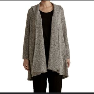 Cutloose Crimped Swing Coat In Green